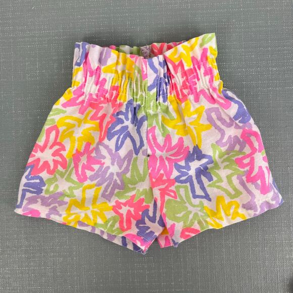 Vintage Colorful Floral Shorts 2T - Picture 9 of 9